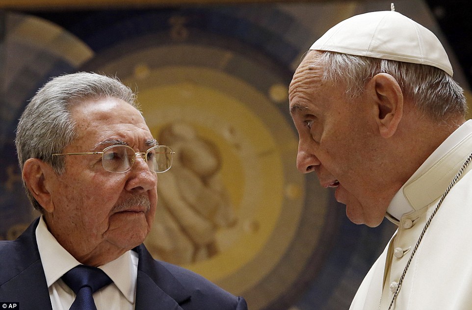 Pope Francis Meets Former Cuban President Fidel Castro