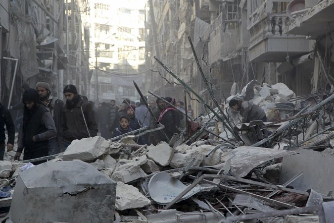 Syrian Government Forces Advances Towards Aleppo Backed By Russian Airstrikes