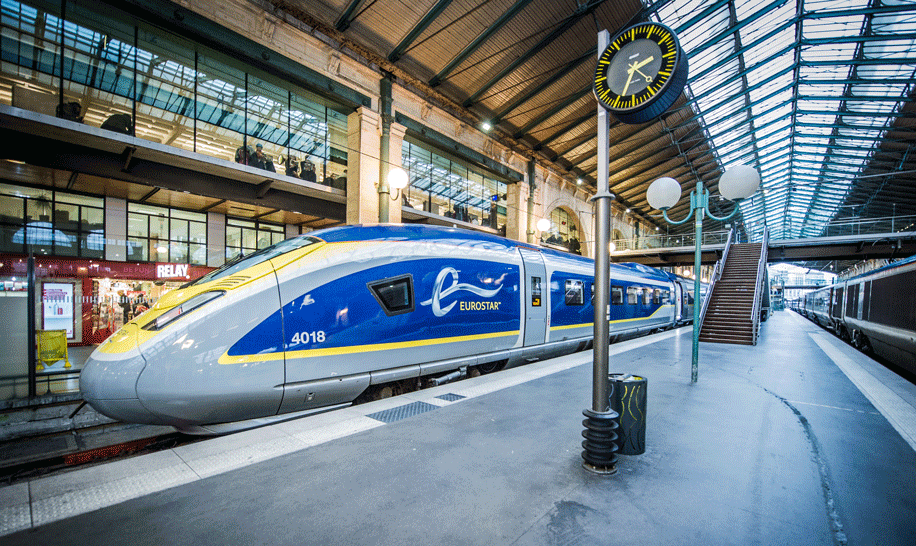 Taking the Eurostar Train from London to Paris